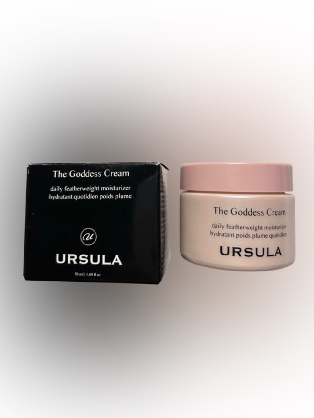 Ursula The Goddess Cream Daily Featherweight Moisturizer - Pink/White